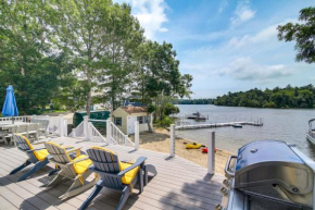 Plymouth Getaway with Private Lake Beach and Kayaks!